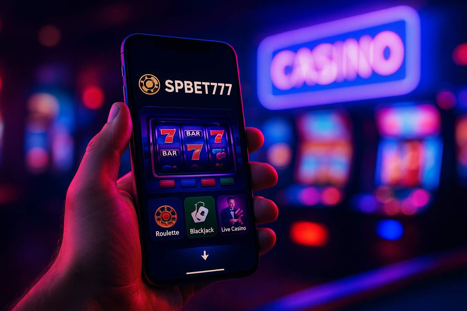 Baixar o SPBET777 Cassino App