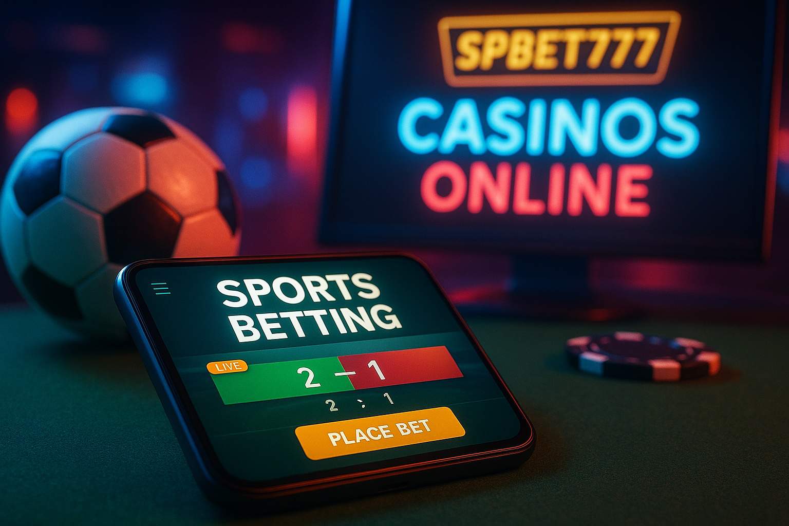 Aposte em apostas esportivas no cassino online SPBET777