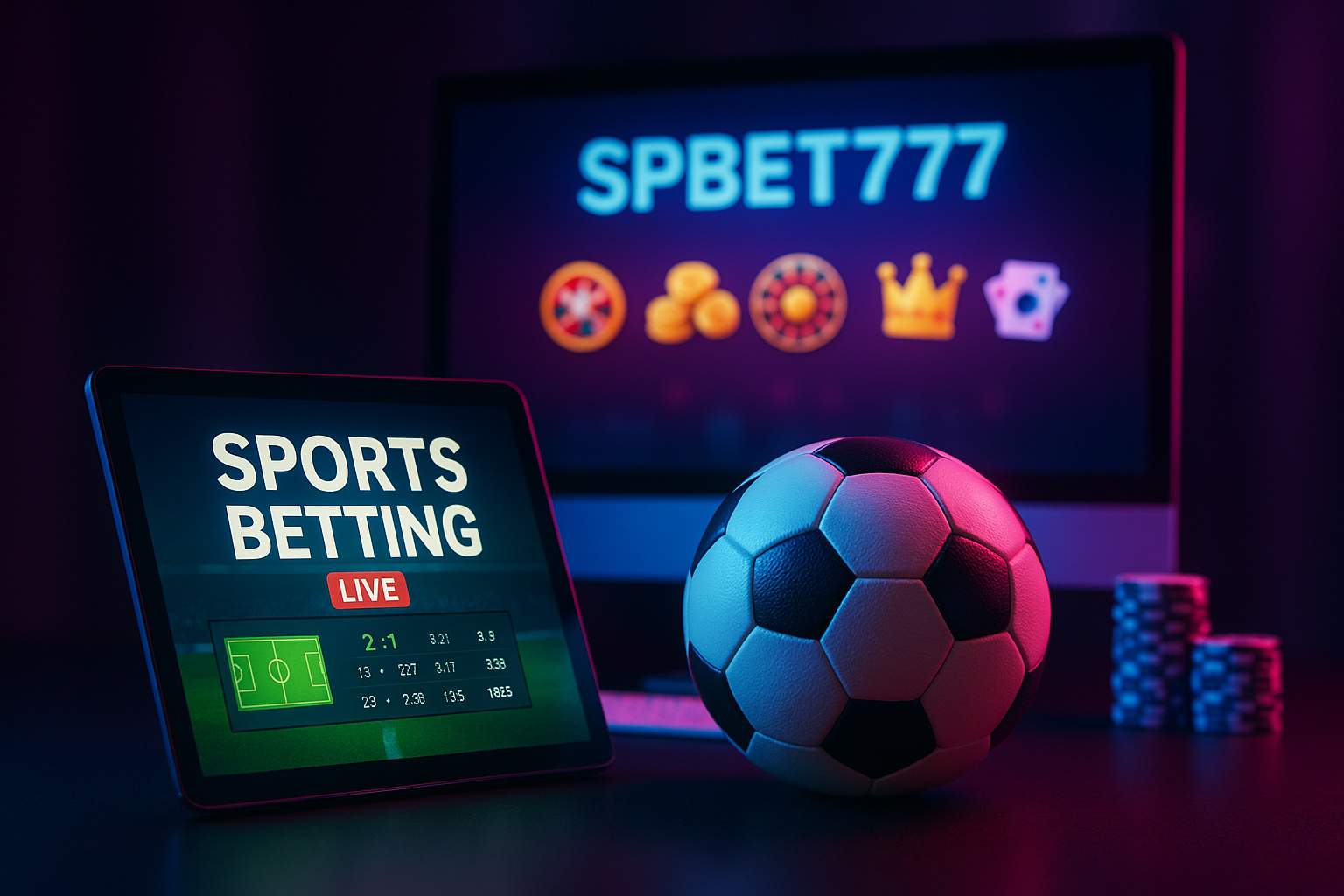 Apostas esportivas no cassino online SPBET777